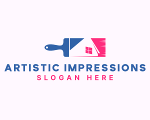 House Interior Painting logo design