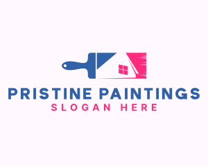 House Interior Painting logo design