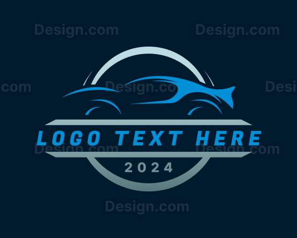 Racing Car Vehicle Logo