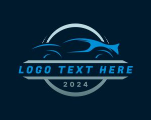 Racing Car Vehicle logo