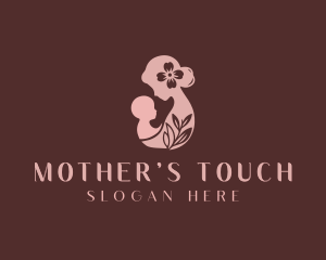 Maternity Mother Baby logo design