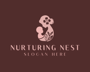 Maternity Mother Baby logo design