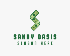 Money Cash Letter S logo design