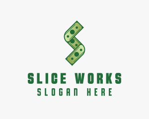 Money Cash Letter S logo design