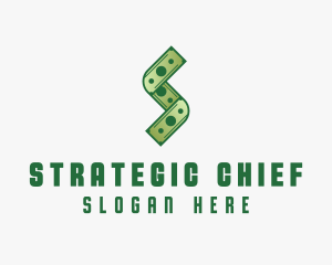 Money Cash Letter S logo design