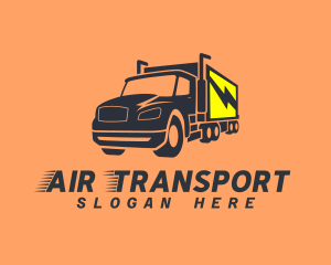 Express Transportation Truck logo design