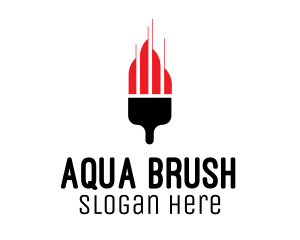 Painter Brush Hardware  logo design