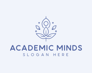 Mindfulness Yoga Healing logo design