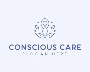 Mindfulness Yoga Healing logo design