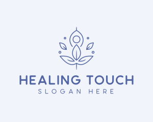 Mindfulness Yoga Healing logo design