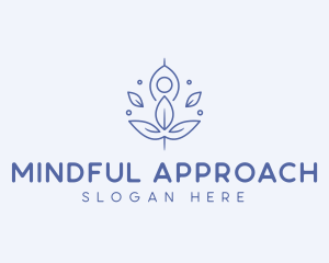 Mindfulness Yoga Healing logo design