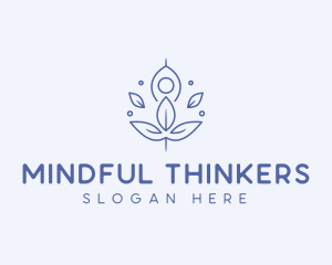 Mindfulness Yoga Healing logo design