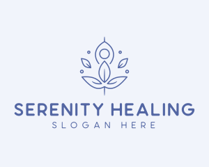 Mindfulness Yoga Healing logo design