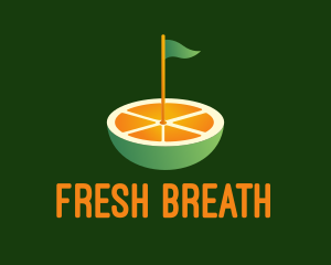 Orange Golf Course  logo design