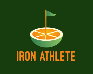 Orange Golf Course  logo design