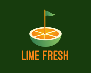 Orange Golf Course  logo design