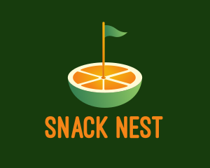 Orange Golf Course  logo design