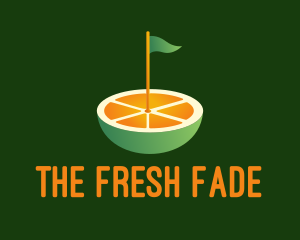 Orange Golf Course  logo design