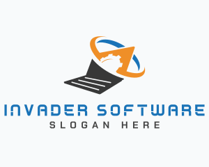 Computer Laptop Electronic Device logo design