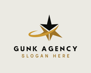 Swoosh Star Talent Agency logo design