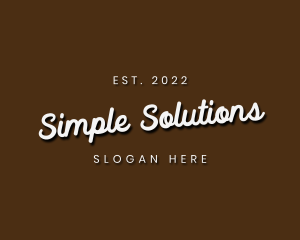 Simple Business Boutique logo design