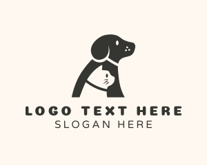 Cat Dog Leash Pet logo