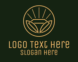 Yellow Diamond Leaf  logo