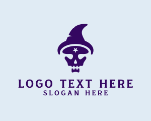 Spooky Skull Wizard logo