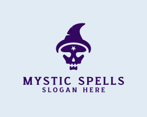 Spooky Skull Wizard logo