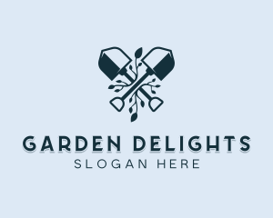 Shovel Vines Landscaping logo design