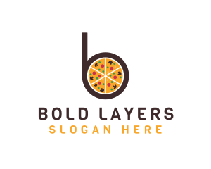 Pizza Pie B logo design