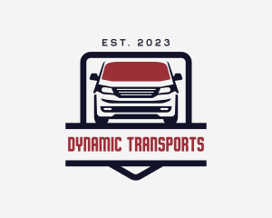 SUV Car Transportation logo design