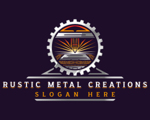 Industrial Laser Metalwork logo design