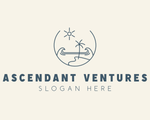 Sea Ocean Beachfront logo design