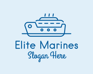 Ocean Cruise Ship Ferry logo