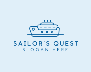 Seafarer Ship Ferry logo design