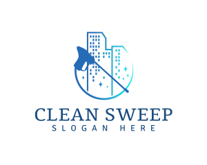 Tower Cleaning Sanitation logo design