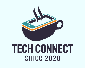 Mobile Coffee Cup logo
