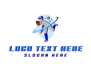 Sports Baseball Pitcher logo