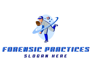 Sports Baseball Pitcher logo