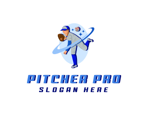 Sports Baseball Pitcher logo