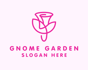 Flower Tulip Garden logo design