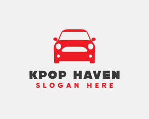 Small Red Car logo design