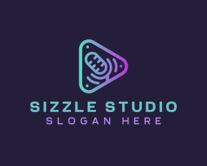 Media Microphone Studio logo design