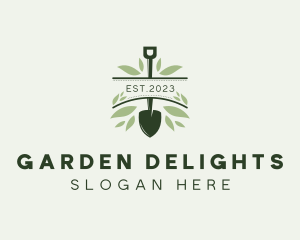 Gardening Shovel Nature logo design