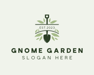 Gardening Shovel Nature logo design