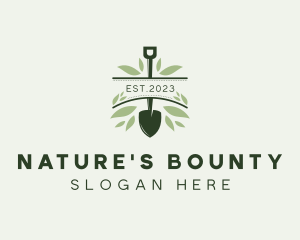 Gardening Shovel Nature logo design