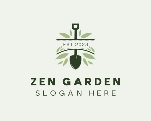 Gardening Shovel Nature logo design