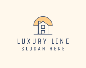 Line Art Home Realty logo design