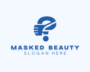 Face Mask Question logo design